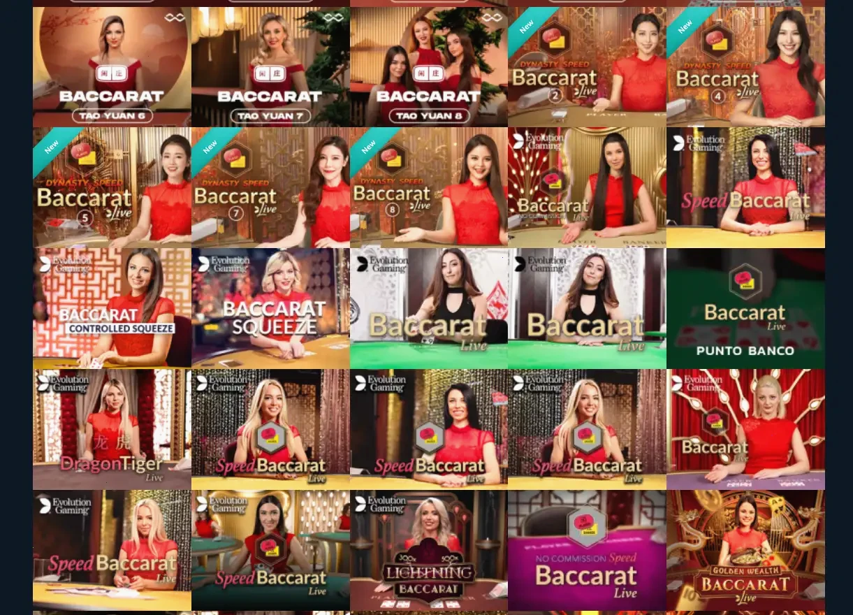 Live dealer speeltafel bij Dux Casino met professionele croupier